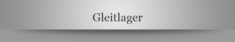 Gleitlager